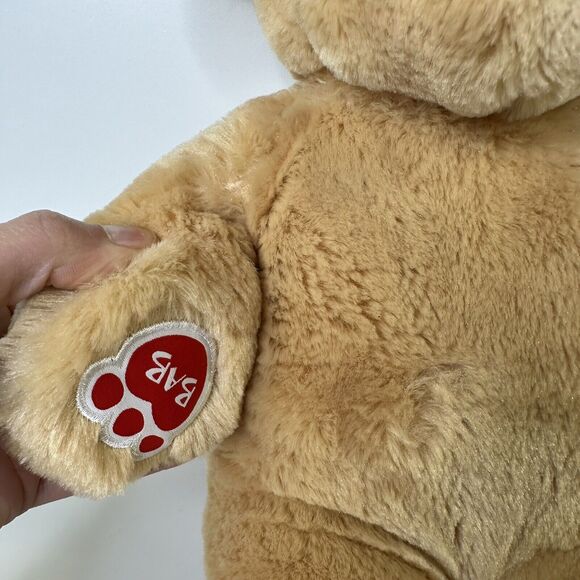 Build A Bear Plush 16" Tan Brown Puppy Dog 2014 BABW Heartbeat Voice READ - Picture 3 of 12